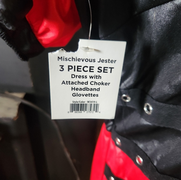 Joker dress costume and underskirt*FREE ITEM with budle purchase - Picture 4 of 9